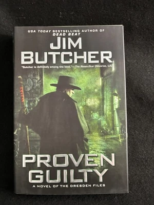 NEW Mint* JIM BUTCHER  Proven Guilty  1st/1st Edition HARDCOVER Dresden Files #8 - Image 1 of 4