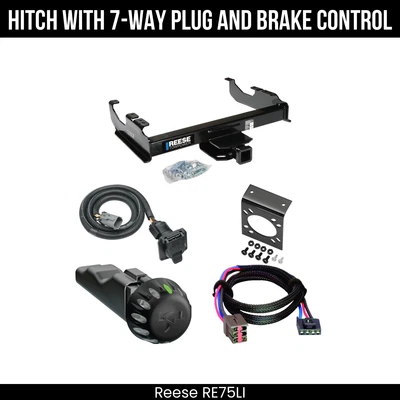 Hitch Tow PKG+ Brake Control For 63-87 Chevy GMC C/K 99-00 Ford F-350 Super Duty - Image 1 of 4