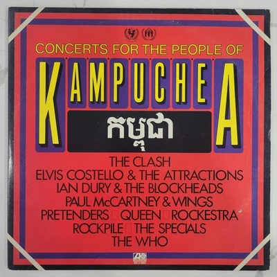 Concerts For The People Of Kampuchea Double Vinyl LP - 1981 - Atlantic SD 2-7005 Foto 1 de 4