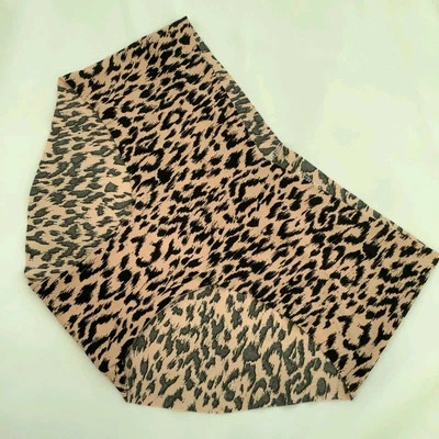 Victoria's Secret Nude Leopard Print No Show Hiphugger Panties - Size S - New - Image 1 of 4