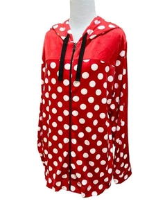 Sudadera con Capucha Lug Ranger Fleece Cremallera Frontal Plus 2X Rojo Blanco Lunares Manga Larga Nueva con Etiquetas - Imagen 1 de 12