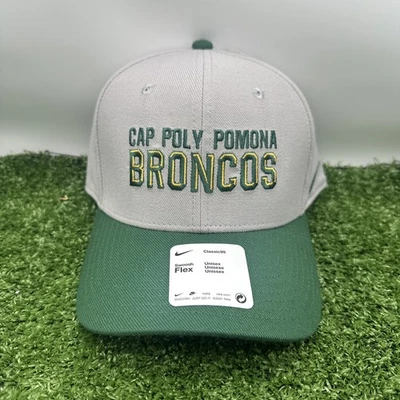 Boné Poly Pomona University Nike chapéu ajustado Poly Broncos clássico 99 NOVO - Imagem 1 de 3