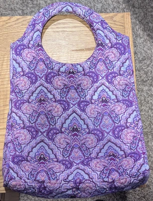 Cartera/Tote, cachemira púrpura Foto 1 de 4