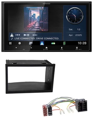Kenwood Bluetooth 2DIN USB DAB MP3 Autoradio für VW Golf 4 Polo T4 Fox Passat IS - Bild 1 von 4