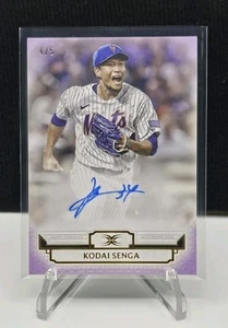 2024 Topps Definitive Defining Images Auto #DAAC-KS Kodai Senga #4/5 NY Mets - Picture 1 of 2