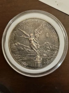 2004 Libertad 1 Oz Silver .9999 Mexico Nice - Picture 1 of 2