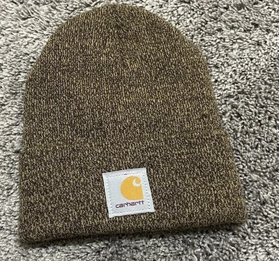 Gorro Carhartt Marrón EE. UU. Talla Única A18 Invierno Ropa de Trabajo Exterior Foto 1 de 3