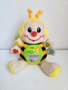 VTech Touch & Learn Musical Bee Learning Plush Toy Lighted Sounds Songs Counting - Picture 1 of 10