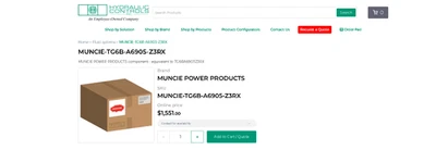 Novo em folha Muncie TG6B-A6905-Z3RX PTO – Selado de fábrica na caixa - Imagem 1 de 3