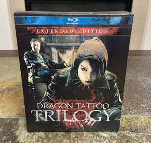 Dragon Tattoo Trilogy Extended Edition Blu-Ray Set Noomi Rapace - Bild 1 von 7