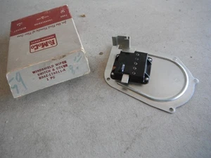 NOS 1959 FORD GALAXIE WINDSHIELD WIPER SWITCH AND COVER B9AZ-17A511-A - Picture 1 of 7