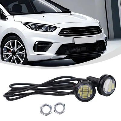 2x Car Auto 12V LED Reversing Backup Lamp Light Daytime Running Lights - Image 1 of 4