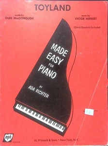 Toyland Noten Easy Piano Victor Herbert Ada Richter Christmas Holiday Song - Bild 1 von 3
