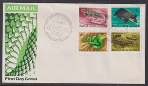 Papua New Guinea 1972 Reptiles First Day Cover - Port Moresby - Picture 1 of 1