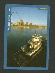 Mississippi River Gateway Arch  Ship Collector Photo Card