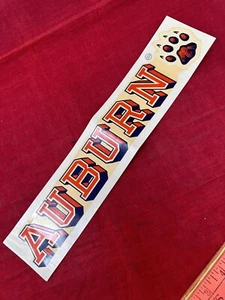Vintage 1970's Auburn University Vinyl Sticker Angelus Decal Transfer NOS - Picture 1 of 5