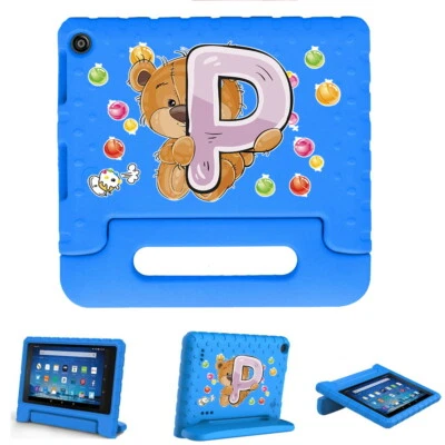 Fits Amazon Fire 7 Fire HD 8 Tablet ShockProof EVA Handle Kids Stand Cover Case