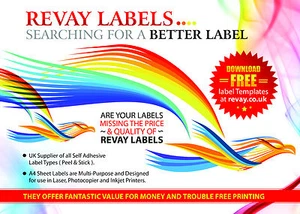 CD - DVD BluRay Sticky Labels 100 A4 White Sheet 2 Labels - 117mm (17) mm Round - Picture 1 of 2