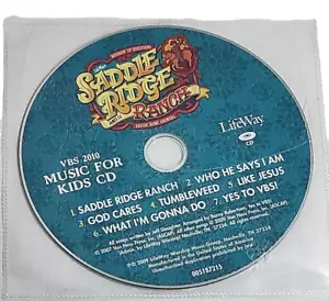 Vacation Bible School (VBS) Saddle Ridge Ranch Music for Kids CD - Foto 1 di 1