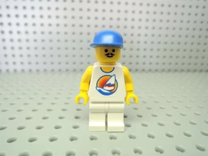 LEGO Figur Paradisa Mann weißes Shirt Surfer blaue Kappe par031 6597 10159 6414 - Bild 1 von 1