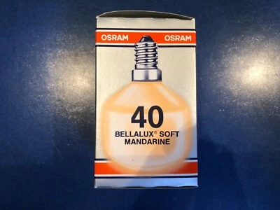 NEU OSRAM BELLALUX TROPFEN MAND 40 T45 SOFT MANDARINE E14 40W BELLA DIMMBAR - Bild 1 von 3