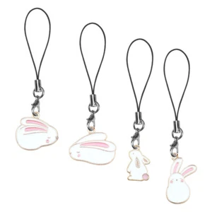 4 Pcs Mobile Phone Chain Keychain Charm Cellular Accessory Charms - Zdjęcie 1 z 12