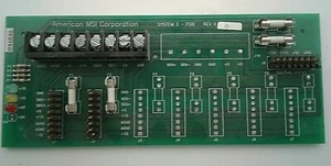 American MSI Corporation System 3 PDB Rev 4 Control Card (3323) F4 CP - Picture 1 of 4