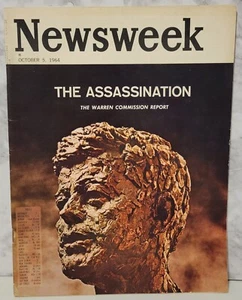 Newsweek October 5, 1964 The Assassination The Warrwn Commission Report JFK - Imagen 1 de 1
