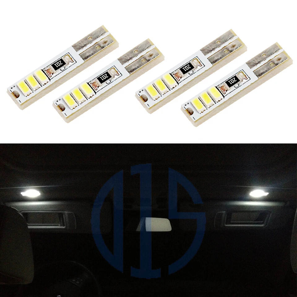 4 x Luz de visera LED blanca sin errores T5 37 74 para BMW serie 5 F10 M5 2011-2017 Foto 1 de 3