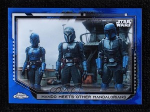 2021 Topps Chrome Star Wars Legacy Blue Refractor 73/99 #177 07ey