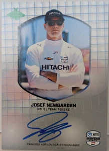 Josef Newgarden SSH-JN Signature Signed Auto Card 2025 Parkside Indy IndyCar - Picture 1 of 2