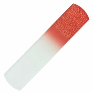 Mont Bleu Glass Foot File "Cracks": Scraper & Callus Remover, Hand Made in Czech - Picture 1 of 15