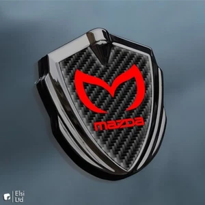 Mazda Decal | Metal Fender Emblem | Custom Made Side Badge Stickers - Bild 1 von 9