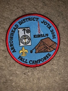 Patch JOTA Boy Scout Crossroads America Council K2 Ham Radio Jamboree on the Air - Foto 1 di 1