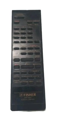 Fisher RVR-7600 TV Television VCR Remote Control - Image 1 of 4