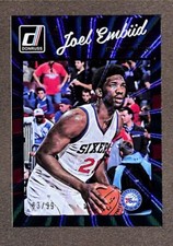 2016-17 Panini Donruss Red Holo Laser #! Joel Embiid /99