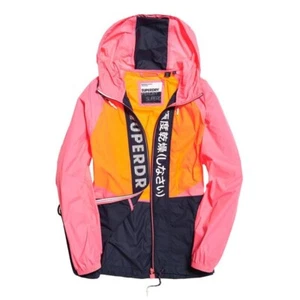SUPERDRY Windjacke 'Women's Spliced SD-Windbreaker' - pink/orange/marineblau - M - Bild 1 von 6