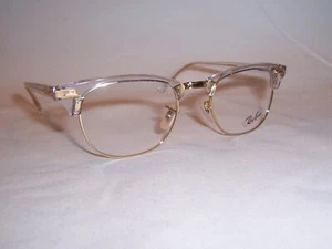 NEU Ray Ban RB RX 5154 RB5154 5762 TRANSPARENT 51 mm CLUBMASTER AUTHENTISCH RX5154 - Bild 1 von 7