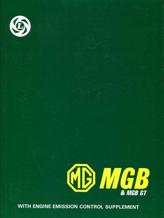 MGB TALLER DE REPARACIÓN DE SERVICIO MANUAL MG LIBRO TALLER OFICIAL DE FÁBRICA 1962-1980 Foto 1 de 1