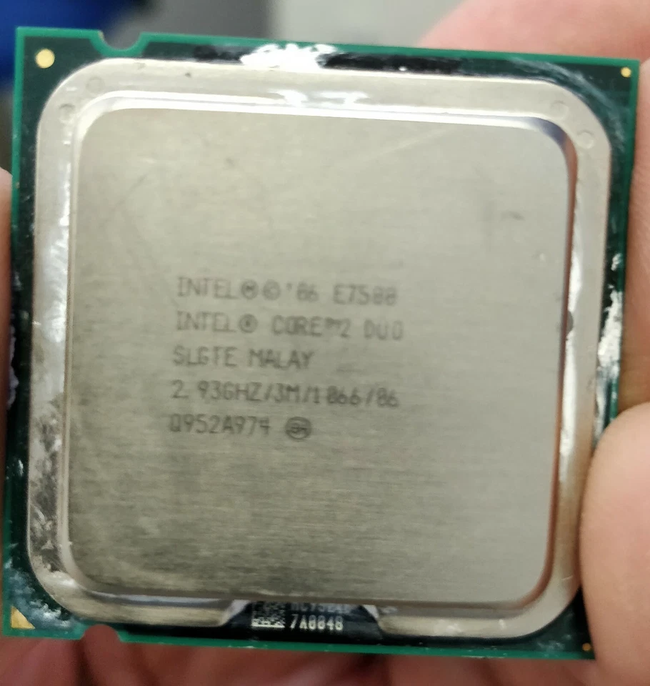 CPU Procesador Intel Core 2 Duo e7500 2.93 Ghz socket LGA775 - Imagen 1 de 1