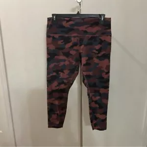 Lululemon Colorful Camo Leggings Size 16 - Picture 1 of 9