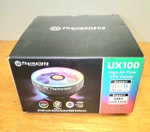 Thermaltake UX100 5V Motherboard Sync High Airflow CPU cooler fan - Picture 1 of 6