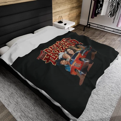 Manta de felpa de terciopelo The Dukes of Hazzard, manta General Lee Foto 1 de 4