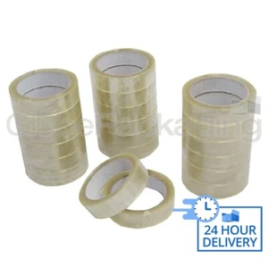 36 Rolls Clear Packing Tape 25mm x 66M 1" x 66M High Quality - Picture 1 of 6