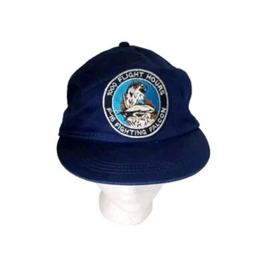 F- 16, 1000 Flight Hours Fighting Falcon NAVY BASEBALL CAP One Size - Picture 1 of 8