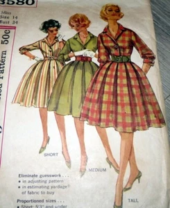 *SCHÖNES VINTAGE 1960ER KLEID Nähmuster 14/34 - Bild 1 von 1