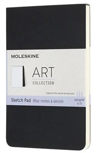 Moleskine Kunst Skizzenblock, Softcover, Tasche (3,5" x 5,5") Uni/Leer, Schwarz... - Bild 1 von 9
