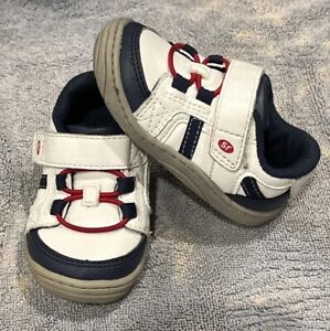 Stride Rite SR Bert Toddler Shoes Boy Size 4.5 Hook Loop Close Flexible