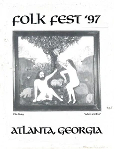 ATLANTA, GA- FOLK FEST '97 PROGRAM CATALOG FOLK ART - Picture 1 of 2