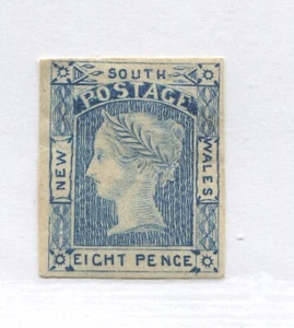 New South Wales QV 1853 8d Proof - Picture 1 of 1